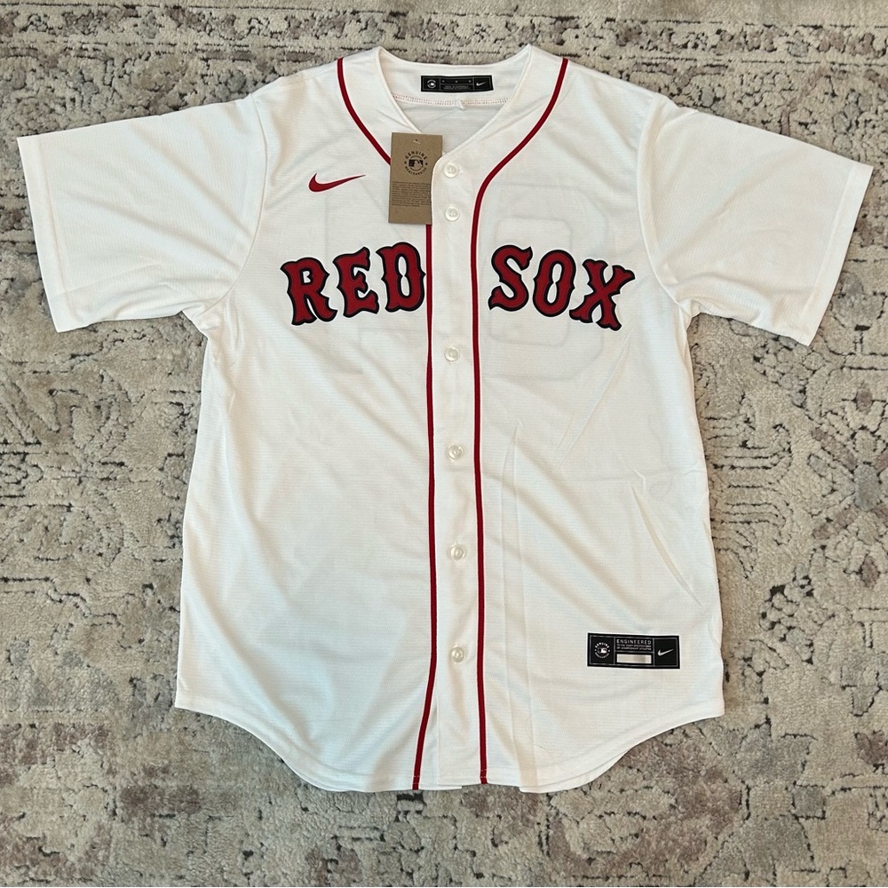Nike Authentic Boston Red Sox David Ortiz #34 MLB White Jersey Men’s Sz Medium